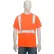OccuNomix Standard Wicking Birdseye Class 2 T-Shirt W/ Pocket Hi-Vis Orange, M, LUX-SSETP2B-OM