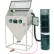 ALC 40403 Top & Side Open Blast Cabinet W/ Dust Collector, Steel