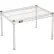 Nexel® Chrome Wire Dunnage Rack - 30"W x 18"D x 14"H