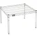 Nexel® Chrome Wire Dunnage Rack - 24"W x 21"D x 14"H