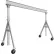 Global Industrial™ Adjustable Height Aluminum Gantry Crane, 12'W x 9'6"-12'H, 4000 Lb. Cap.