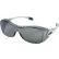 MCR Safety® Law® OG112AFOTG - Over-the-glass frame, Gray Anti-Fog Lens, Silver Frame