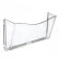 Global Approved 250035, Single Pocket Wall File W/ Adhesive Tape, 14-3/4"W x 3"D x 7"H - Pkg Qty 4