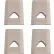 Metro® MetroMax 4 Replacement Wedges, 4/Pack