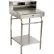 Winholt Stainless Steel Shop Desk, Pigeonhole Riser, 24"W x 22"D