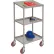 Winholt Mobile Open Base Shop Desk, 2 Shelves, 24"W x 18"D, Beige