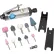 Global Industrial™ Pneumatic Die Grinder Kit, 1/4" Air Inlet, 22000 RPM