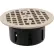 Allpoints 1021173 Drain Lock, Floor, 3.5", Rd, Zurn