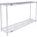 Nexel® 2 Shelf, Stainless Steel Wire Shelving Unit, Starter, 60"W x 14"D x 34"H