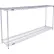 Nexel® 2 Shelf, Chrome Wire Shelving Unit, Starter, 72"W x 12"D x 34"H
