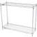 Nexel® 2 Shelf, Stainless Steel Wire Shelving Unit, Starter, 42"W x 14"D x 34"H