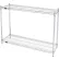 Nexel® 2 Shelf, Stainless Steel Wire Shelving Unit, Starter, 48"W x 14"D x 34"H