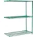 Nexel® 3 Shelf, Poly-Green® Wire Shelving Unit, Add-On, 24"W x 18"D x 54"H