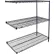 Nexel® 3 Shelf, Nexelon® Blue Wire Shelving Unit, Add On, 24"W x 14"D x 54"H