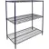 Nexel® 3 Shelf, Nexelon® Blue Wire Shelving Unit, Starter, 24"W x 14"D x 54"H