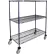 Nexel® 3 Shelf Truck, Nexelon®, 24"W x 24"D x 60"H, Polyurethane Swivel Casters