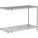 Nexel® 2 Shelf, Nexelate® Silver Epoxy Wire Shelving Unit, Add On, 24"W x 21"D x 34"H