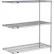 Nexel® 3 Shelf, Nexelate® Silver Epoxy Wire Shelving Unit, Add On, 24"W x 21"D x 54"H