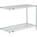 Nexel® 2 Shelf, Poly-Z-Brite® Wire Shelving Unit, Add On, 24"W x 14"D x 34"H