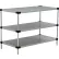 Nexel® 3 Shelf, Stainless Steel Solid Shelving Unit, Starter, 36"W x 18"D x 54"H