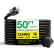 GoGreen Power SJTW Heavy Duty Extension Cord, 1 Outlet, 12/3 Gauge, 50'L, Black