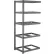 Global Industrial 5 Shelf, Heavy Duty Boltless Shelving, Add On, 36"W x 24"D x 96"H, No Deck