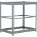 Global Industrial 3 Shelf, Commercial Duty Boltless Shelving, Starter, 36"W x 12"D x 36"H, No Deck