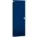 ASI Global Partitions Steel Partition Door - 36"W Royal Blue Left Out/Right In, Without Hardware