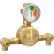 Global Industrial™ Emergency Mixing Valve, 1/2" Inlet Connection, Brass, 28 GPM