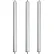 Global Industrial™ 22" BF Replacement Roller, 1-3/8" Dia., 18 Ga. Galvanized Steel, Pack of 3