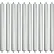 Global Industrial™ 16" BF Replacement Roller, 1-3/8" Dia., 18 Ga. Galvanized Steel, Pack of 10