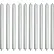 Global Industrial™ 22" BF Replacement Roller, 1-3/8" Dia., 18 Ga. Galvanized Steel, Pack of 10