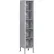 Global Industrial™ 5-Tier 5 Door Clear View Locker, 12Wx18Dx66H, Gray, Asm.