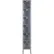 Global Industrial™ 6-Tier 6 Door Clear View Locker, 12Wx15Dx78H, Gray, Asm.