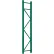 Global Industrial™ Bolted Pallet Rack Upright Frame 24"D x 120"H