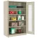 Global Industrial™ Storage Cabinet, Expanded Metal Door, 48"W x 24"D x 78"H, Unassembled, Tan