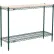 Nexel® 2 Shelf, Poly-Green® Wire Shelving Unit, Hardwood Top, Starter, 36"W x 24"D x 34"H
