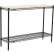 Nexel® 2 Shelf, Black Epoxy Wire Shelving Unit, Hardwood Top, Starter, 24"W x 14"D x 34"H
