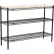 Nexel® 3 Shelf, Black Epoxy Wire Shelving Unit, Hardwood Top, Starter, 36"W x 18"D x 34"H