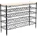 Nexel® 5 Shelf, Black Epoxy Wine Shelving Unit, Hardwood Top, Starter, 48"W x 14"D x 34"H