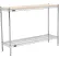 Nexel® 2 Shelf, Chrome Wire Shelving Unit, Hardwood Top, Starter, 24"W x 18"D x 34"H