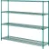 Nexel® 4 Shelf, Poly-Green®, Quick Adjust Wire Shelving Unit, Starter, 48"W x 18"D x 63"H