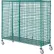 Nexel® Security Truck, Poly-Green, 72"W x 24"D x 69"H, Polyurethane Casters
