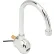 T&S® 5EF-1D-WG Equip Sensor Faucet, Wall Mount, Gooseneck, 2.2 GPM, Chrome