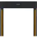 Global Industrial™ Dock Door Seal, 40 oz. Vinyl, Wear Pleats, 8'W x 8'H, 10" Projection, Black