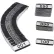 Global Industrial™ Locker Number Plates with Adhesive, Numbered 001 To 100, Pack Of 100