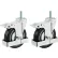Set of Rear Casters for Global Industrial™ Lift Truck 32174791, Pack of 2