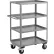 Global Industrial™ Welded Steel Shelf Truck, 4 Shelves, 3000 lb. Cap., 36"L x 24"W