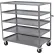 Global Industrial™ Welded Steel Shelf Truck, 5 Shelves, 3000 lb. Cap., 60"L x 30"W