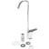 Elkay Push Lever 8-1/4"High Gooseneck Glass Filler, LK1110